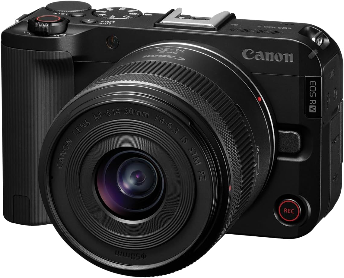 دوربین Canon EOS R50 V Mirrorless Camera with 14-30mm f/4-6.3 Lens