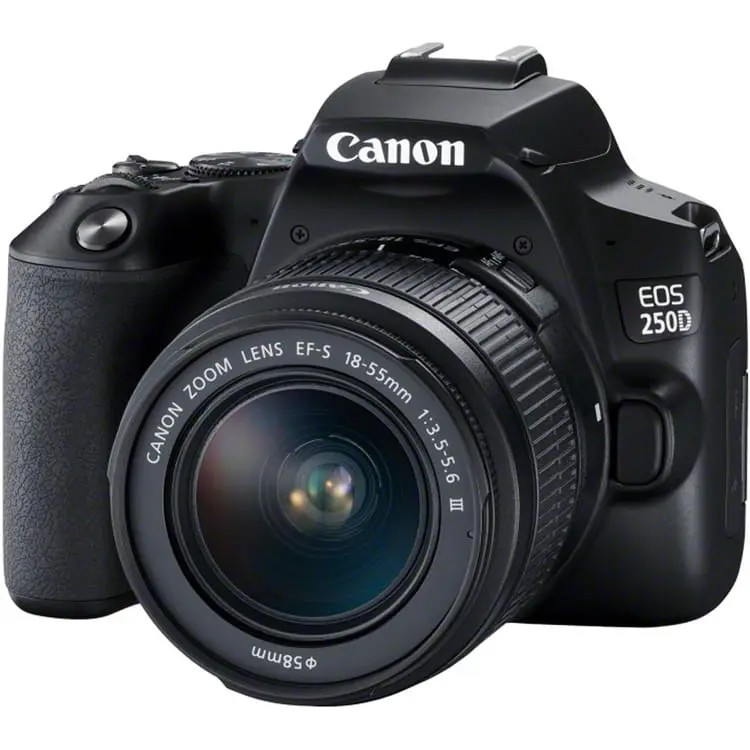 دوربین عکاسی کانن Canon EOS 250D همراه لنز کانن EF-S 18-55mm III