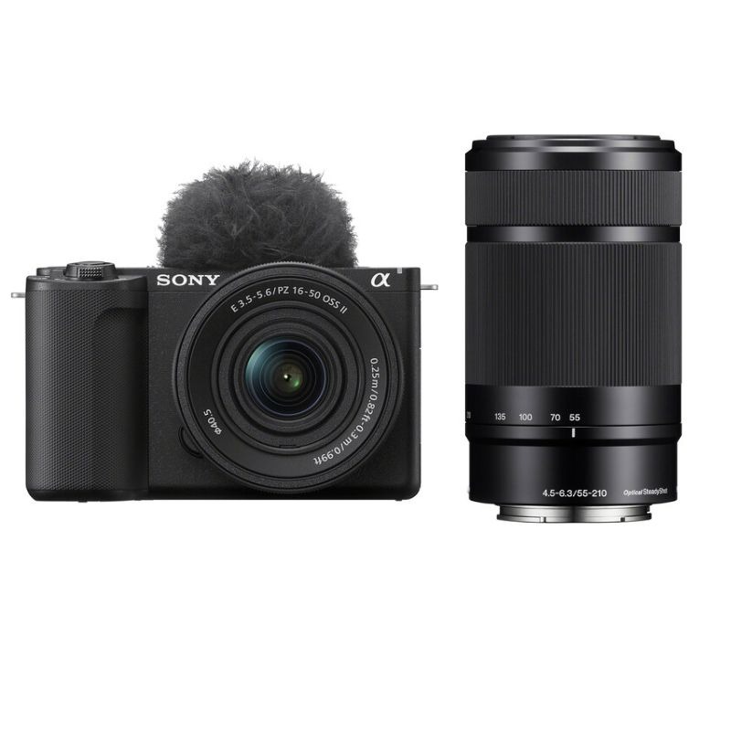 دوربین سونی Sony ZV-E10 II Mirrorless Camera with 16-50 and 55-210mm Lenses Kit