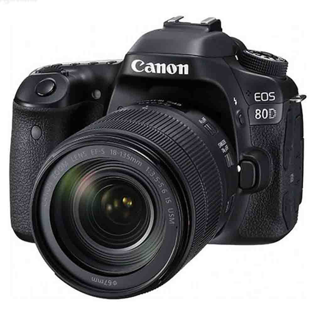 دوربین عکاسی کانن Canon 80D با لنز 135-18 usm (دست دوم)