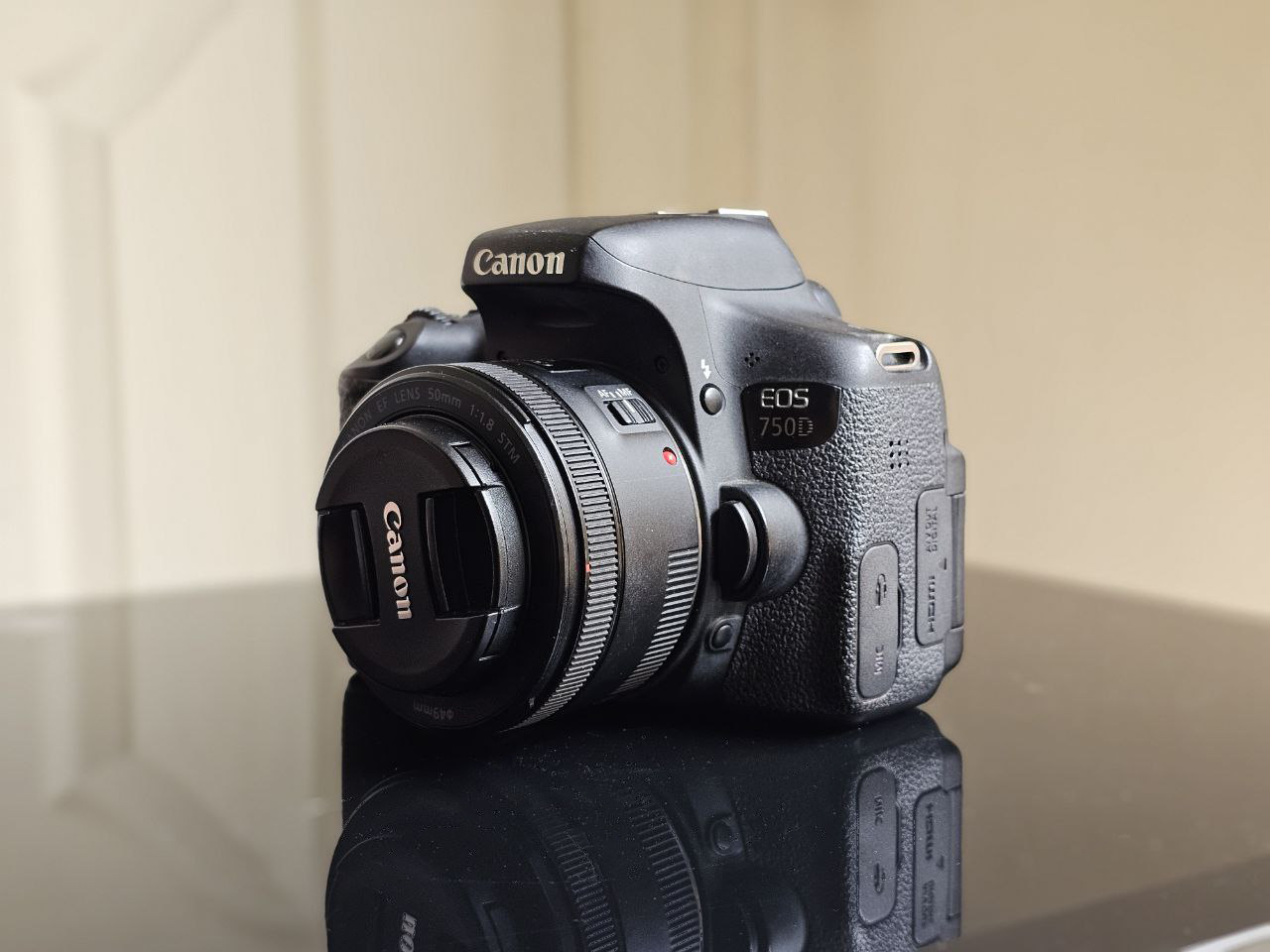 دوربین کانن Canon 750D+18-135mm STM و لنز 50mm F/1.8 STM