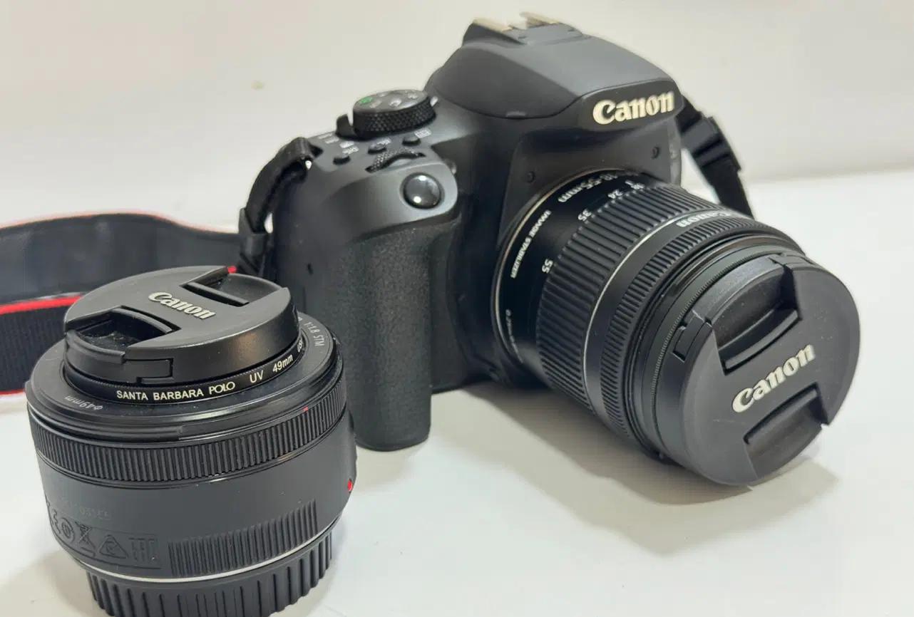 دوربین عکاسی canon850D-18-55 و یک لنز 50mm