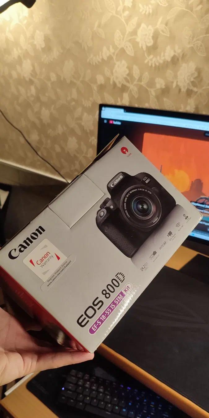 دوربین کنون 800d با دو لنز