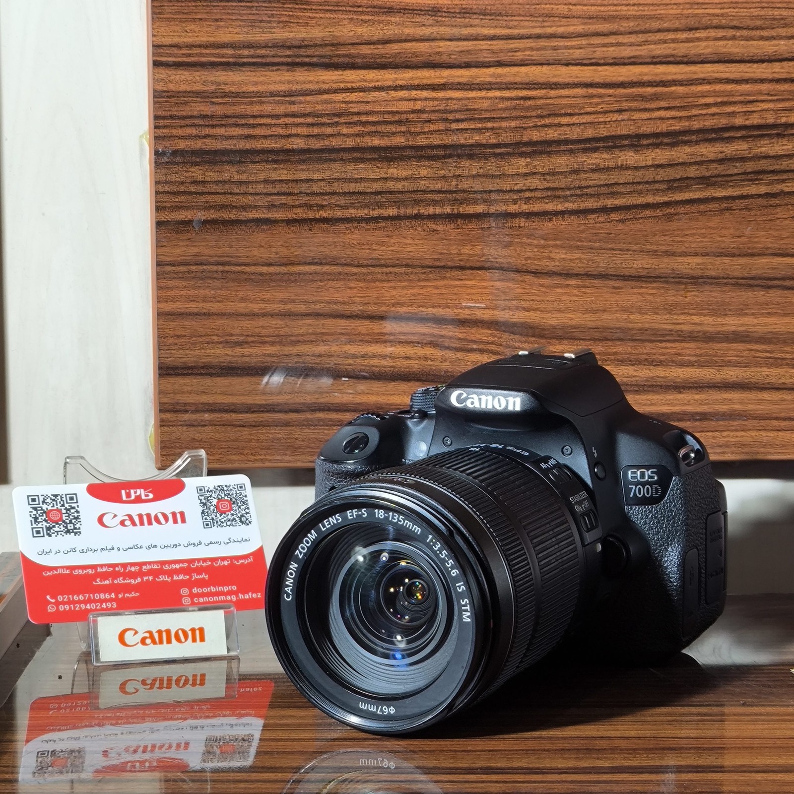 دوربین کنون EOS 700D کارکرده لنز135-18