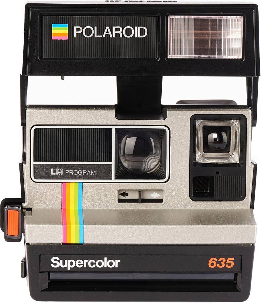 دوربین عکاسی فوری Polaroid Supercolor 635 با فلاش داخلی سازگار با فیلم Polaroid 600