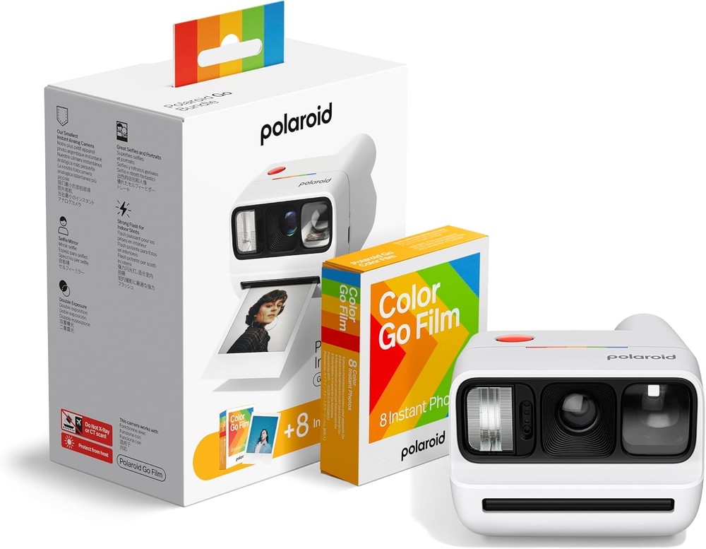 دوربین چاپ سریع به‌همراه فیلم Polaroid Go Generation 3 سفید