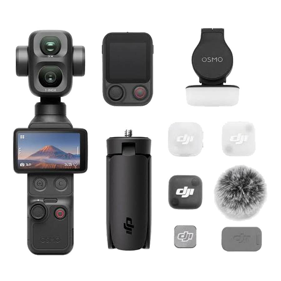 دوربین اسمو پاکت دی‌جی‌آی DJI Gimbal Osmo Pocket 4P Vlog Combo