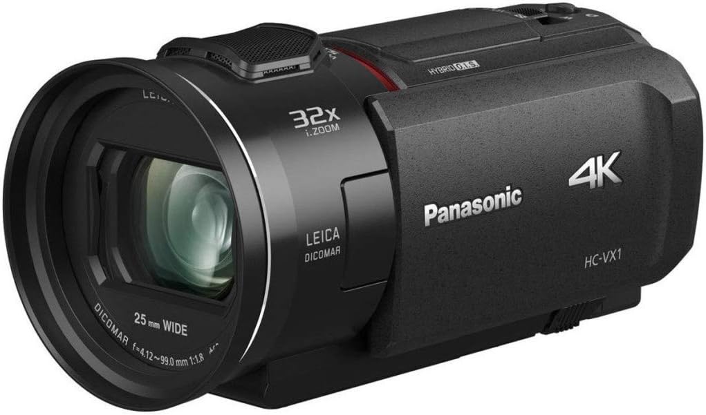 دوربین فیلم‌برداری دستی Panasonic مشکی 8.57 Mp MOS BSI 4K Ultra HD مدل Hc-Vx1Eg کد W128280178