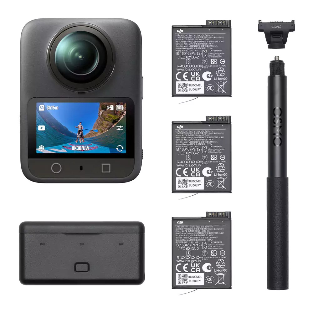 دوربین ورزشی 360 درجه دی جی آی کمبو DJI Osmo 360 Action Camera Adventure Combo