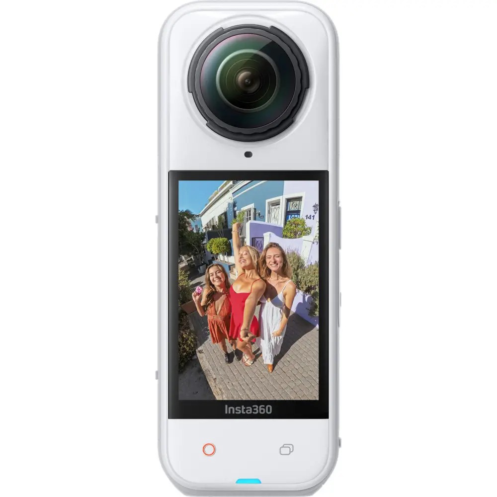 دوربین 360 درجه اینستا360 مدل Insta360 X5 با کیفیت 8K سفید