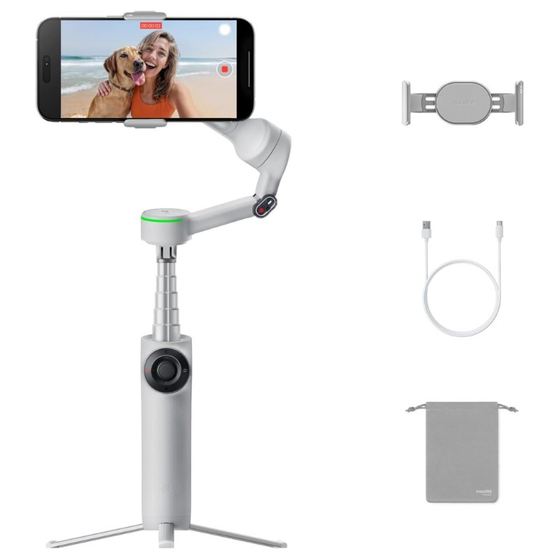 گیمبال موبایل اینستا Insta360 Flow 2 Pro Smartphone Gimbal Stabilizer