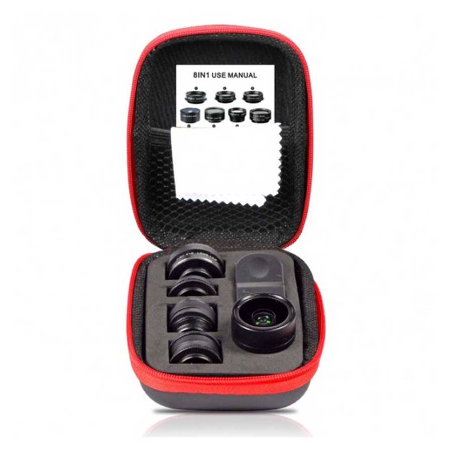 کیت لنز موبایل ایبولو IBOOLO 8-in-1 Lens Kit