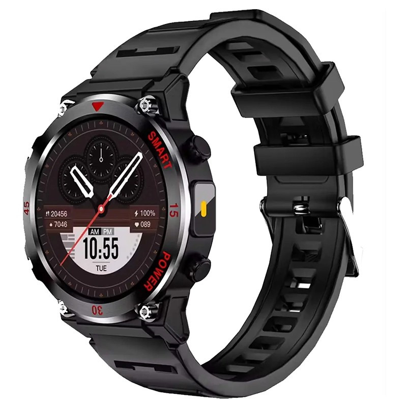 ساعت هوشمند 1.52 اینچی گرین لاین مدل GEAR FIT با بند سیلیکونی