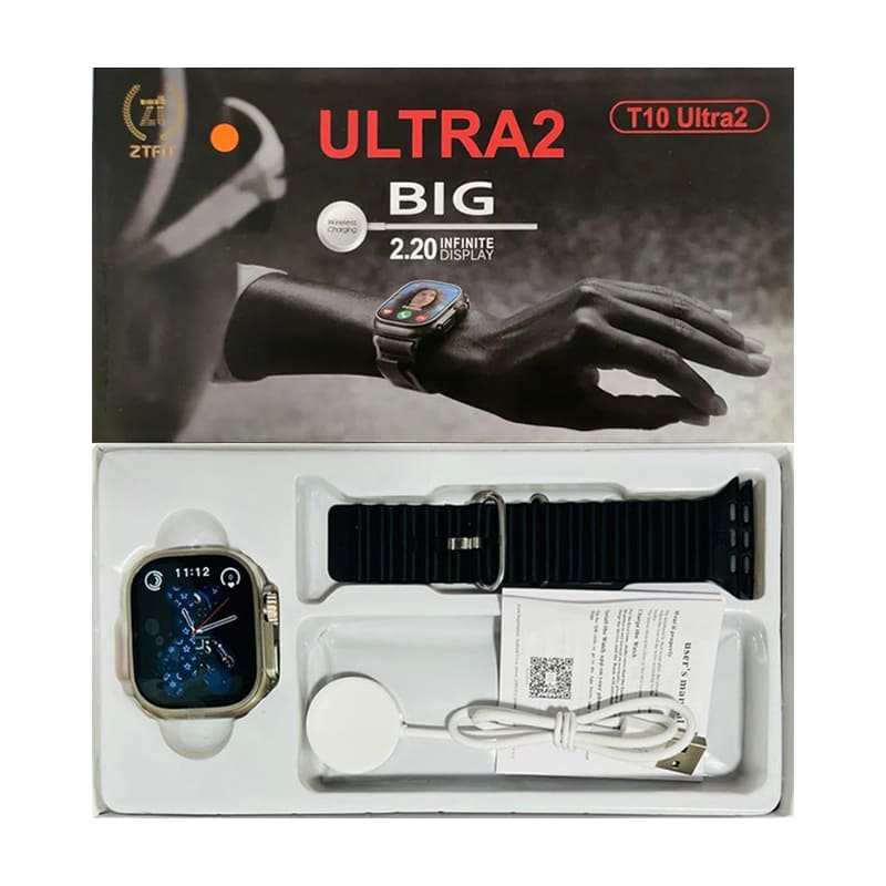 ساعت هوشمند طرح اپل واچ مدل T10 Ultra2 T10 Ultra2 Smart Watch – Apple Watch Ultra Style