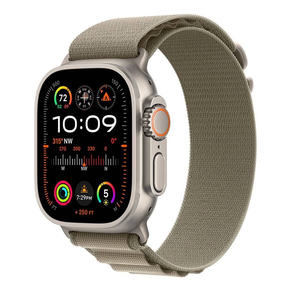 ساعت هوشمند اپل Titanium Watch Ultra 2 مدل ۴۹ میلی متری با بند Alpine Loop