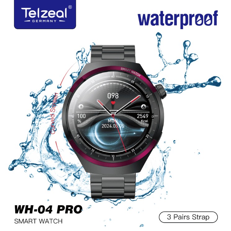 ساعت هوشمند تلزیل Telzeal WH-04 pro max screen