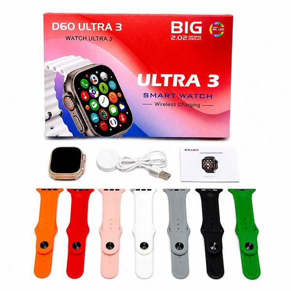 ساعت هوشمند d60 ultra3