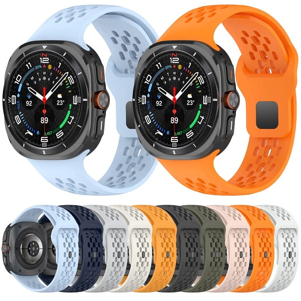 Galaxy Watch Ultra 47mm Silicone Breathable Watch Band