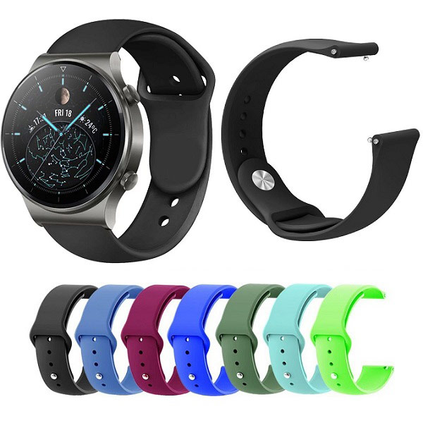 Soft Sport Silicone Band For Huawei Watch GT 2 Pro