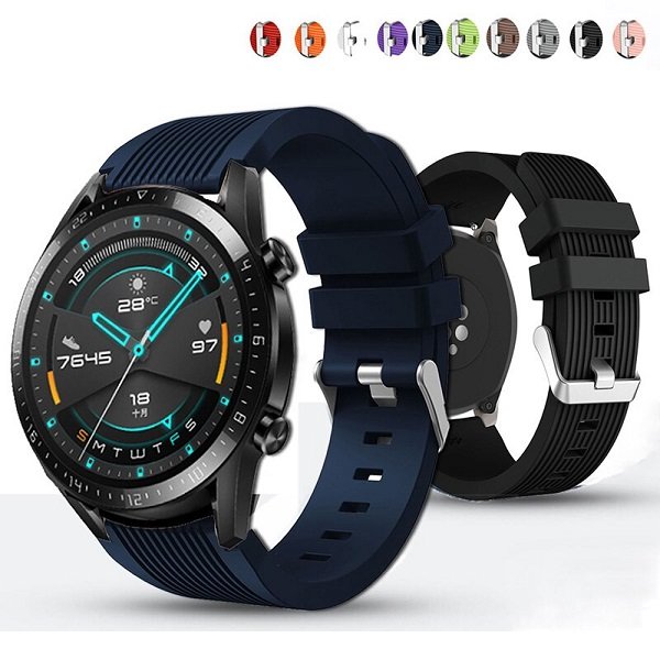Soft Silicone Band For Huawei Watch GT 2 46mm