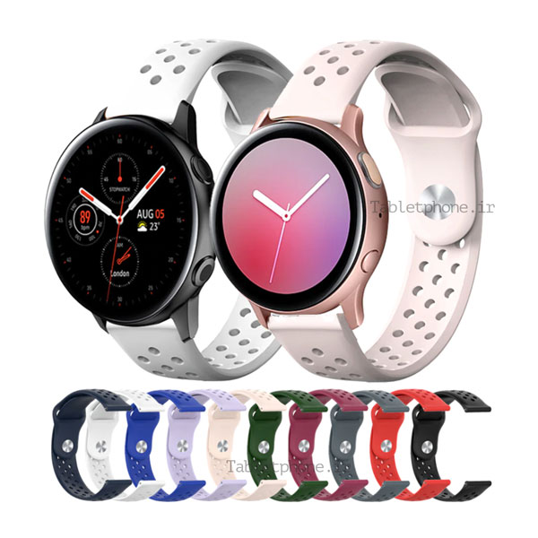 Nike Silicone Watch Band for Samsung Galaxy Watch Active 2