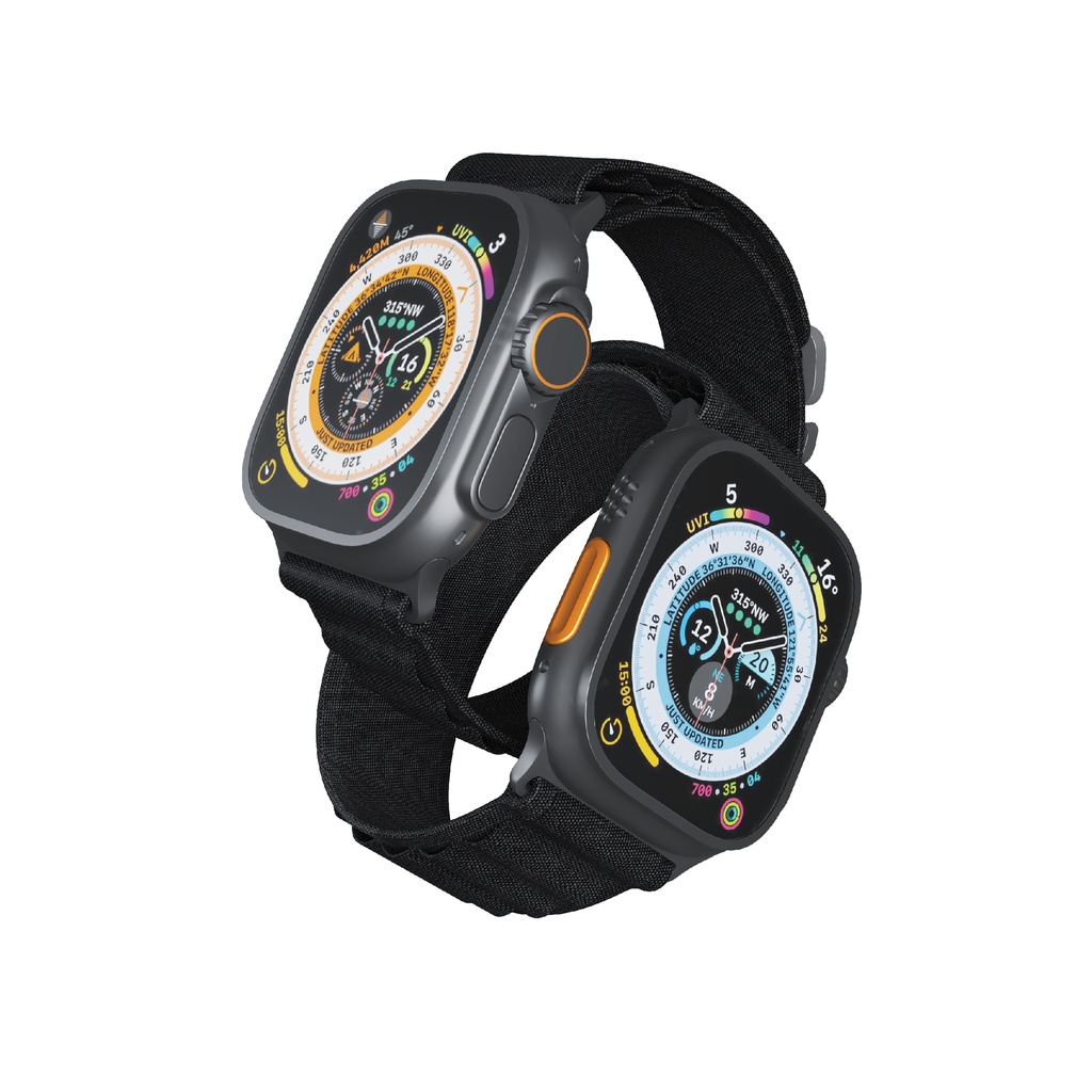 ساعت هوشمند پورودو مدل Porodo Ultra Titanium Smart Watch با صفحه نمایش Wide Screen
