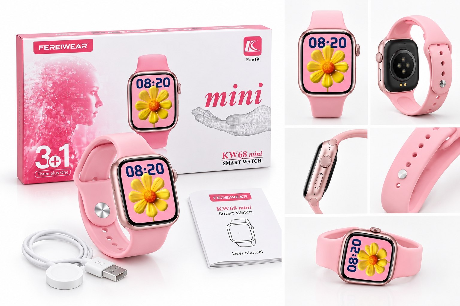 ساعت هوشمند KW68 Mini