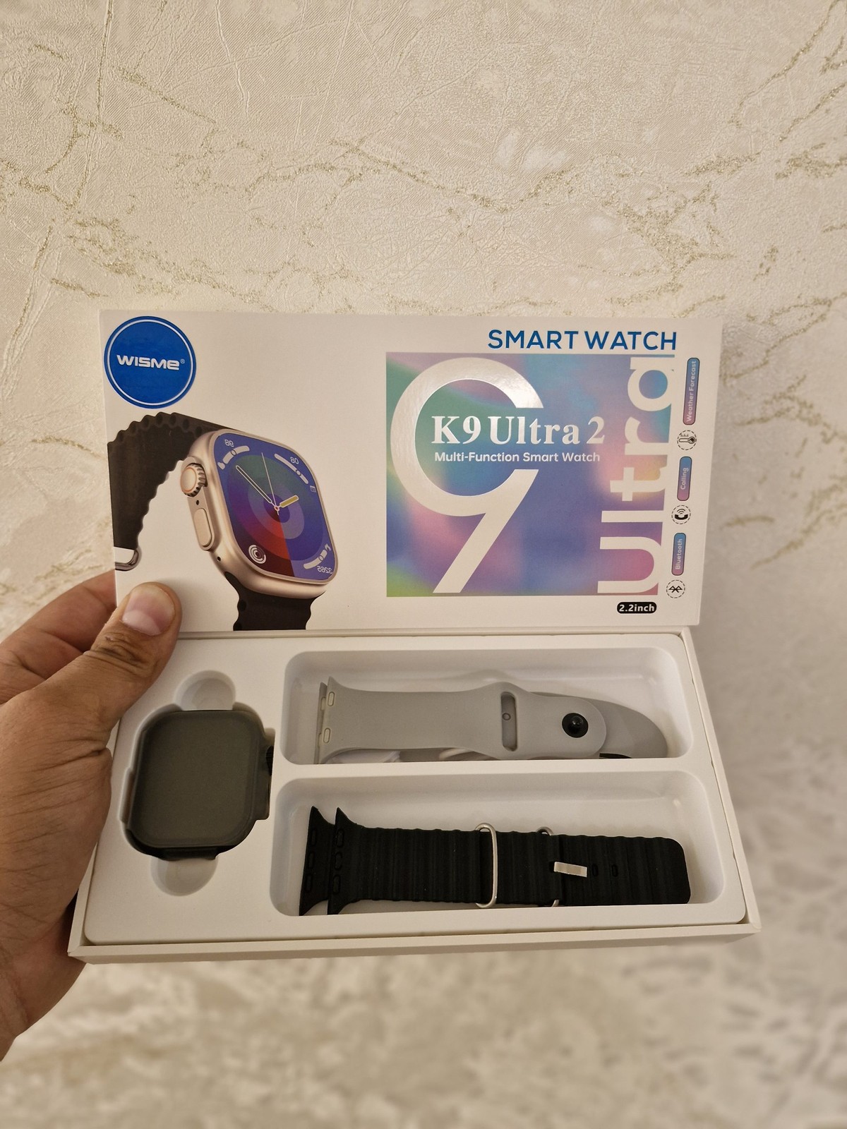 ساعت هوشمند wisme k9 ultra2 ultra2 super amo led