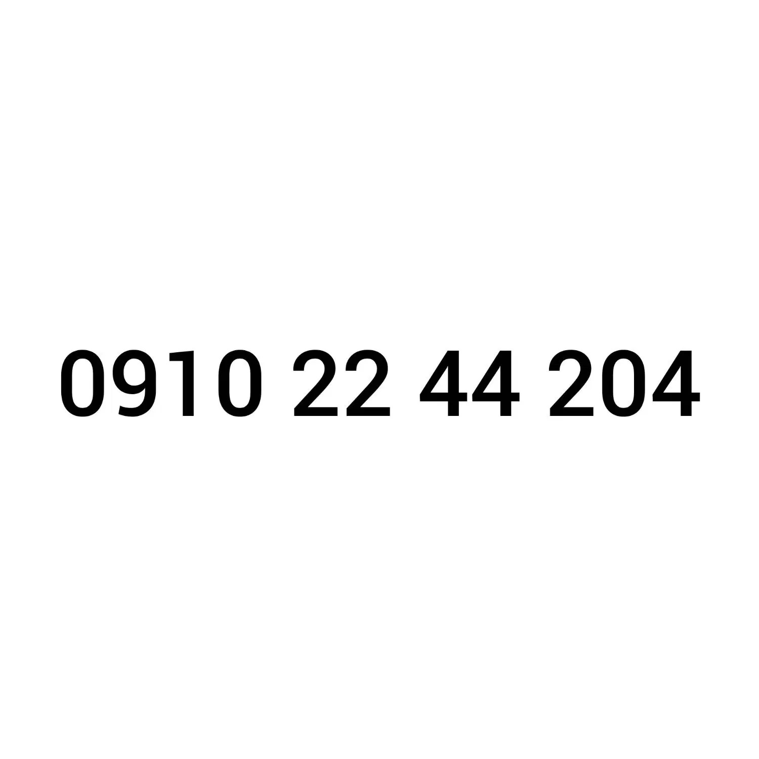 سیم کارت 0910.22.44.204
