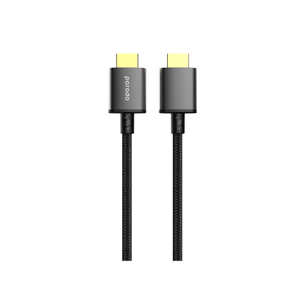 کابل و تبدیل HDMI پرودو مدل Porodo 8KHDM2 hdmi pvc cable 1.8M