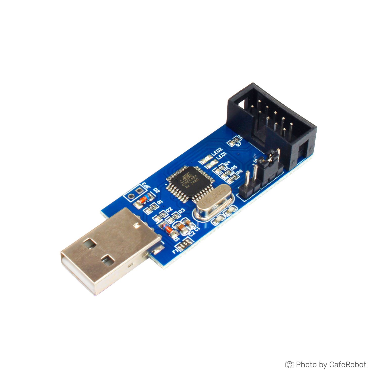 ماژول پروگرامر USBASP مناسب پروگرام میکروکنترلرهای AVR و 8051