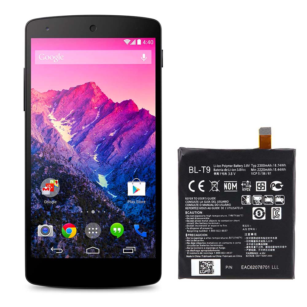 باتری اصلی گوشی نکسوس 5 ال جی LG Nexus 5 BL-T9 - باتری فون