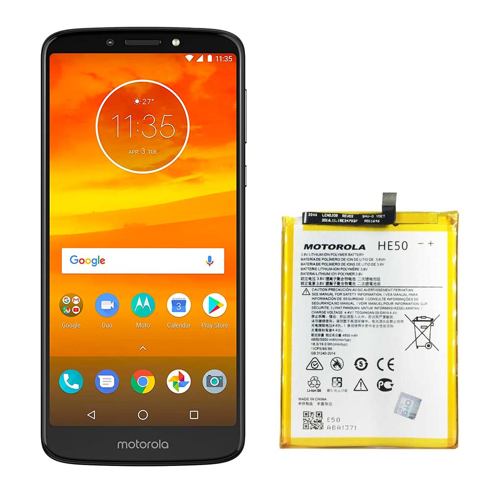 باتری اصلی گوشی موتو E5 پلاس موتورولا Motorola Moto E5 Plus HE50 - باتری فون