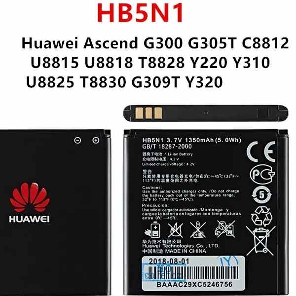 باتری ارجینال موبایل هواوی battery orginal mobile Huawei y320 HB5N1
