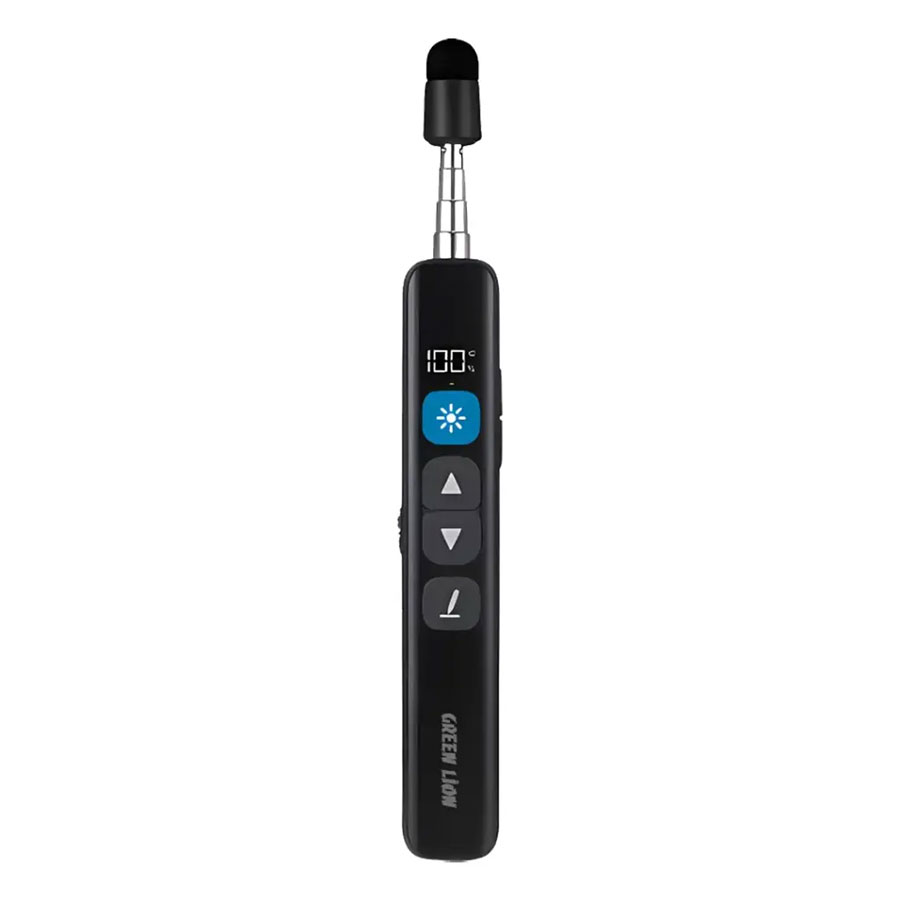 پوینتر و پرزنتر وایرلس شارژی گرین لاین Green Lion Wireless Presenter with Retractable Pointer