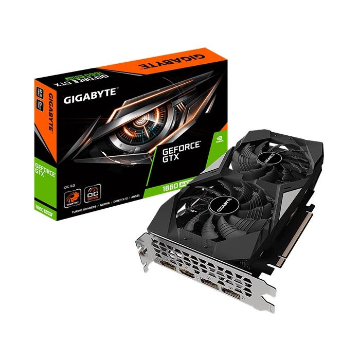 گرافیک گیگابایت GIGABYTE GTX 1660 SUPER GAMING ظرفیت 6GB + کارتن و پیچ پلمپ