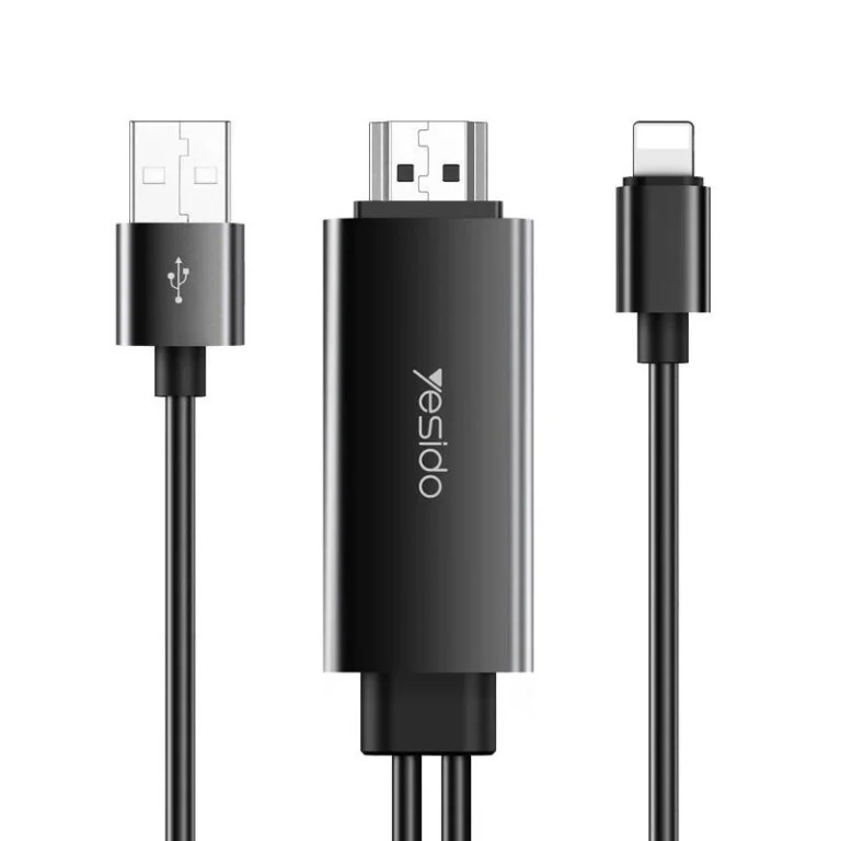کابل تبدیل Yesido HM04 Lightning to HDMI 1.8m