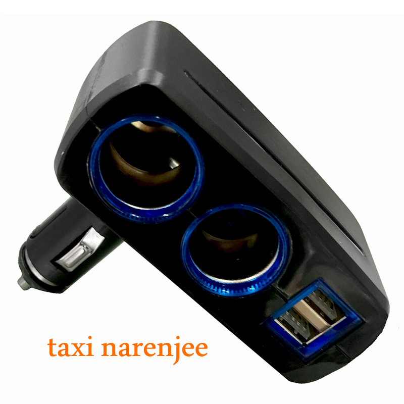 تبدیل فندکی 1 به 2 به همراه 2 پورت USB