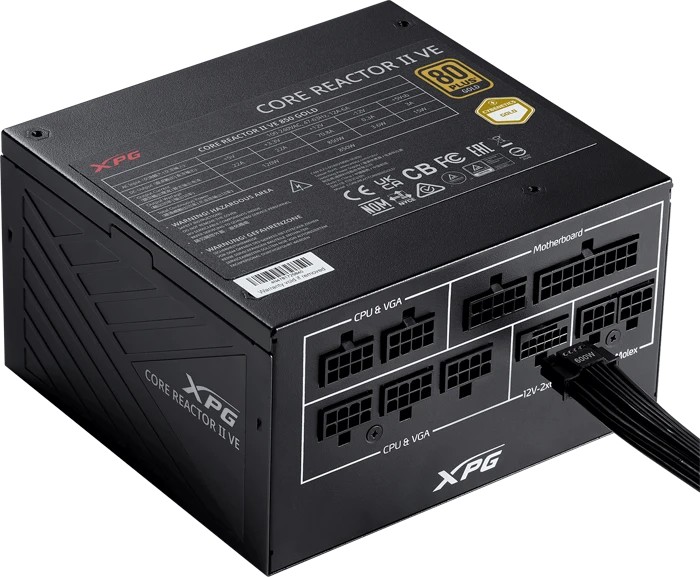 پاور 750 وات ADATA مدل XPG CORE REACTOR II VE 750G-BKCEU