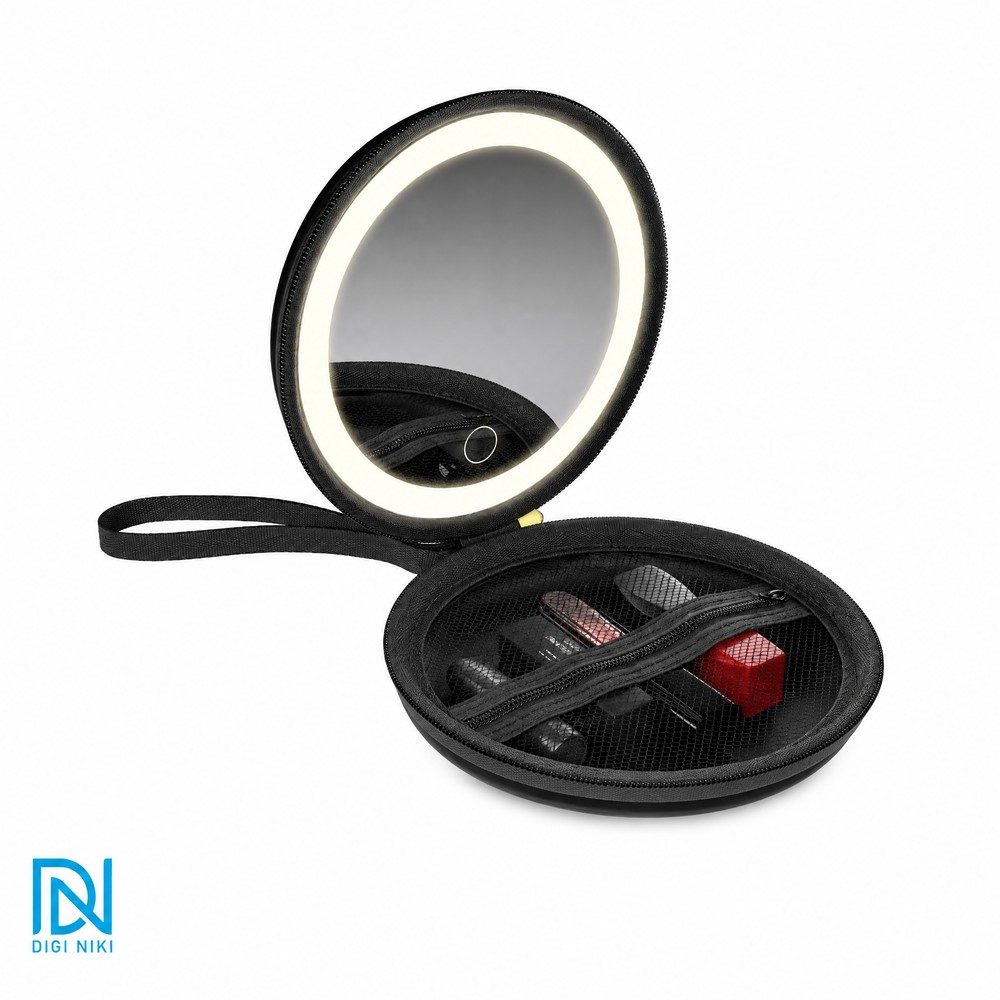 کیف آرایشی آینه دار مینی گرین لاین مدل Mini LED Pouch