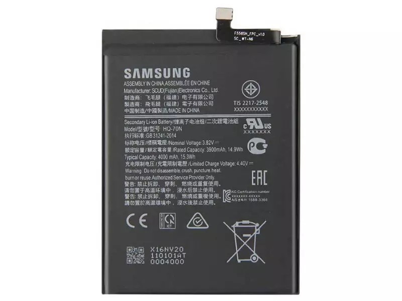 باطری اورجینال گوشی سامسونگ A11 مدل HQ-70N