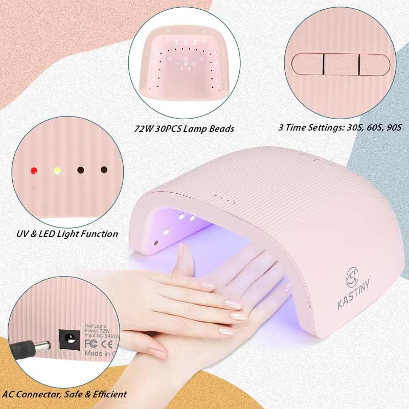 لامپ UV LED ناخن 72 وات Kastiny