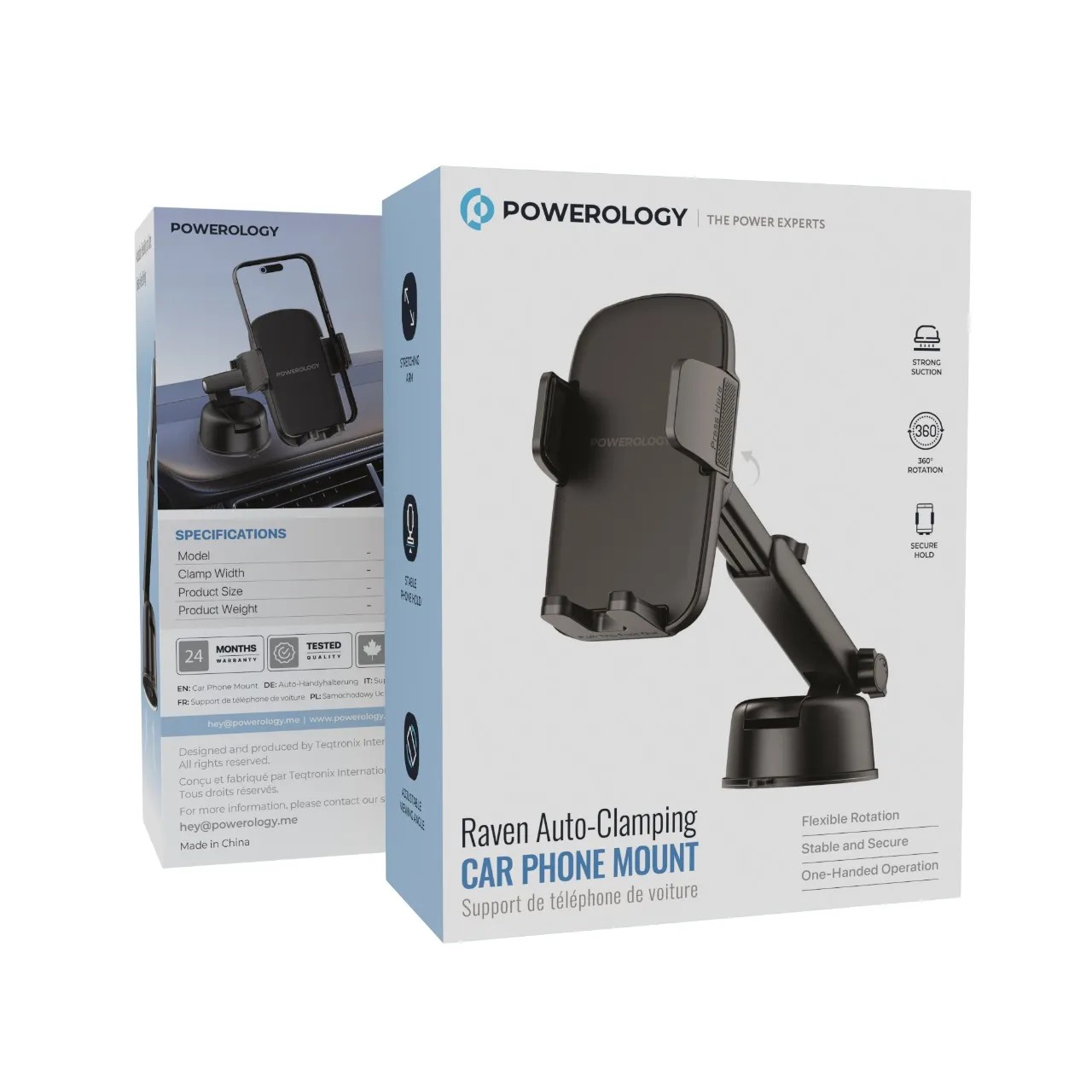 Powerology CAR PHPNE MOUNT هولدر ماشین پاورولوژی