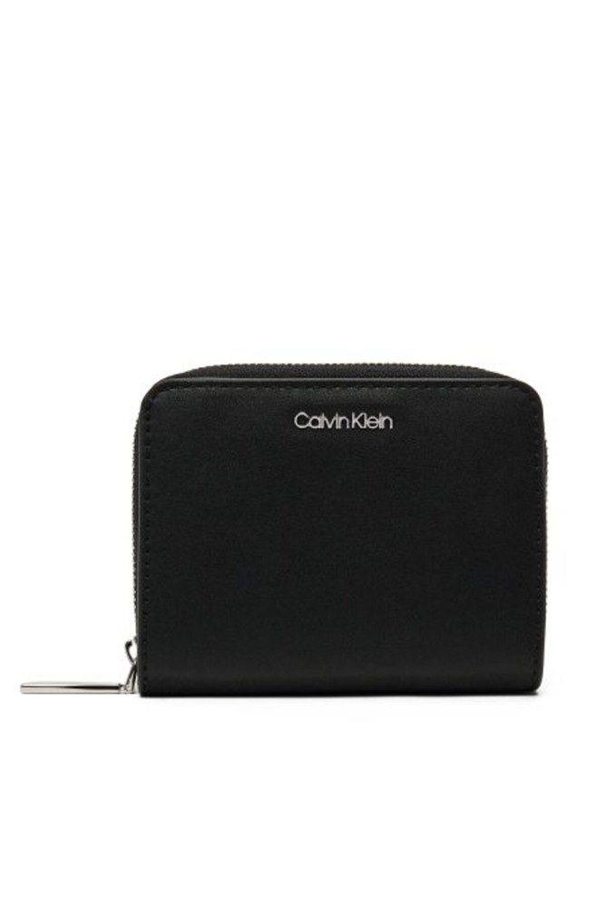 کیف Calvin Klein کالوین کلاین پول مشکی زنانه CK MUST MD ZIP AROUND W/ FLAP LV04F1029G-UB1 اورجینال