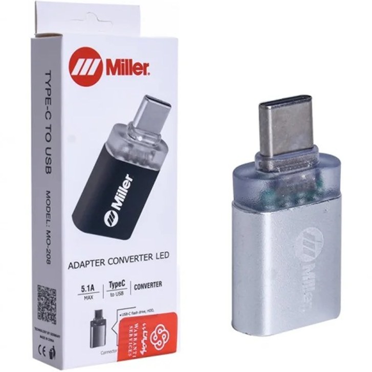 تبدیل OTG (USB-A To Type-c) میلر (Miller) مدل MO-208