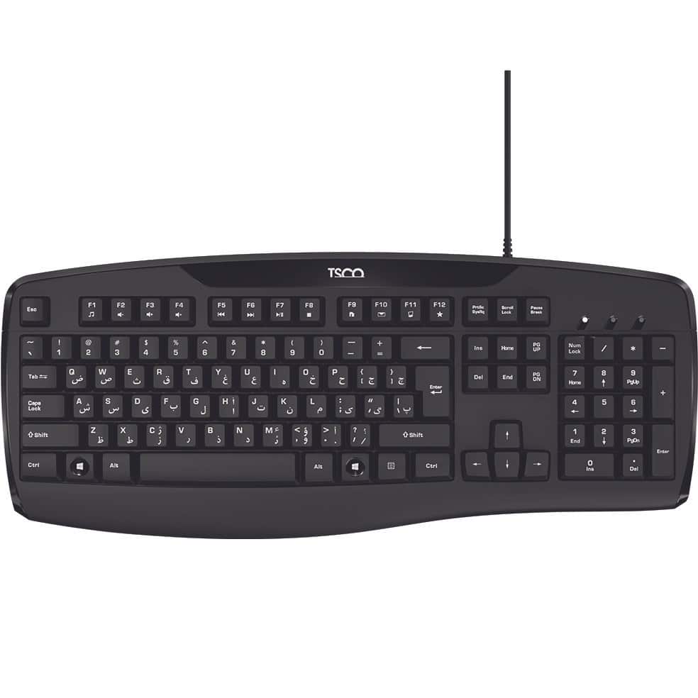 صفحه کلید سیم دار تسکو مدل TK 8043