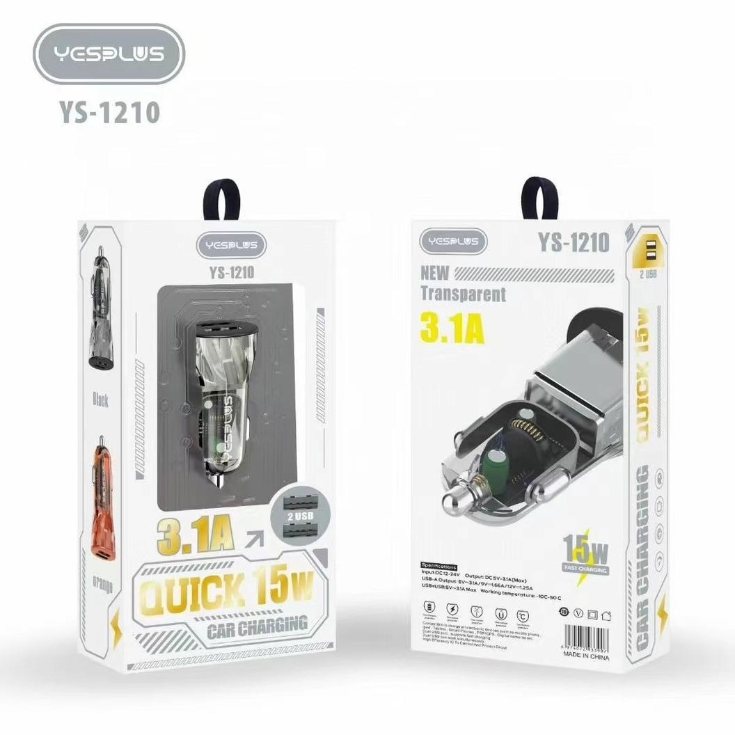 شارژرفندكي خودرو Yesplus مدل Ys-1210