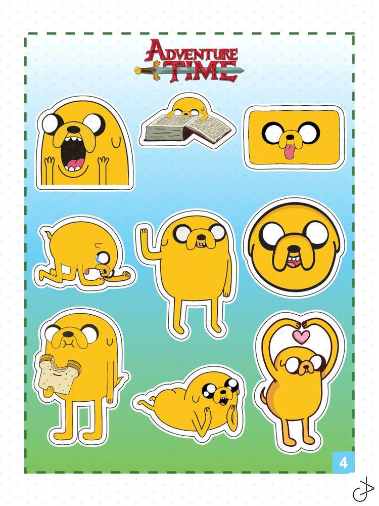 استیکر پک Adventure Time شماره 4