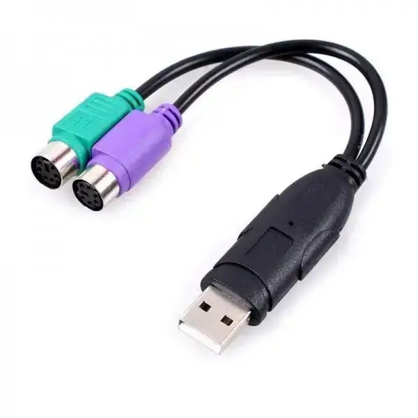 کابل تبدیل PS2 به USB رویال طول 20 سانتی متر