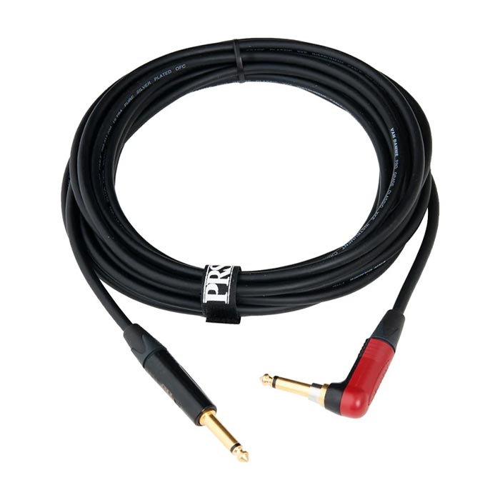 کابل گیتار PRS Signature Straight to Right Angle Silent Instrument Cable – 10 foot